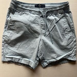 Hollister Light Blue Jogger Shorts